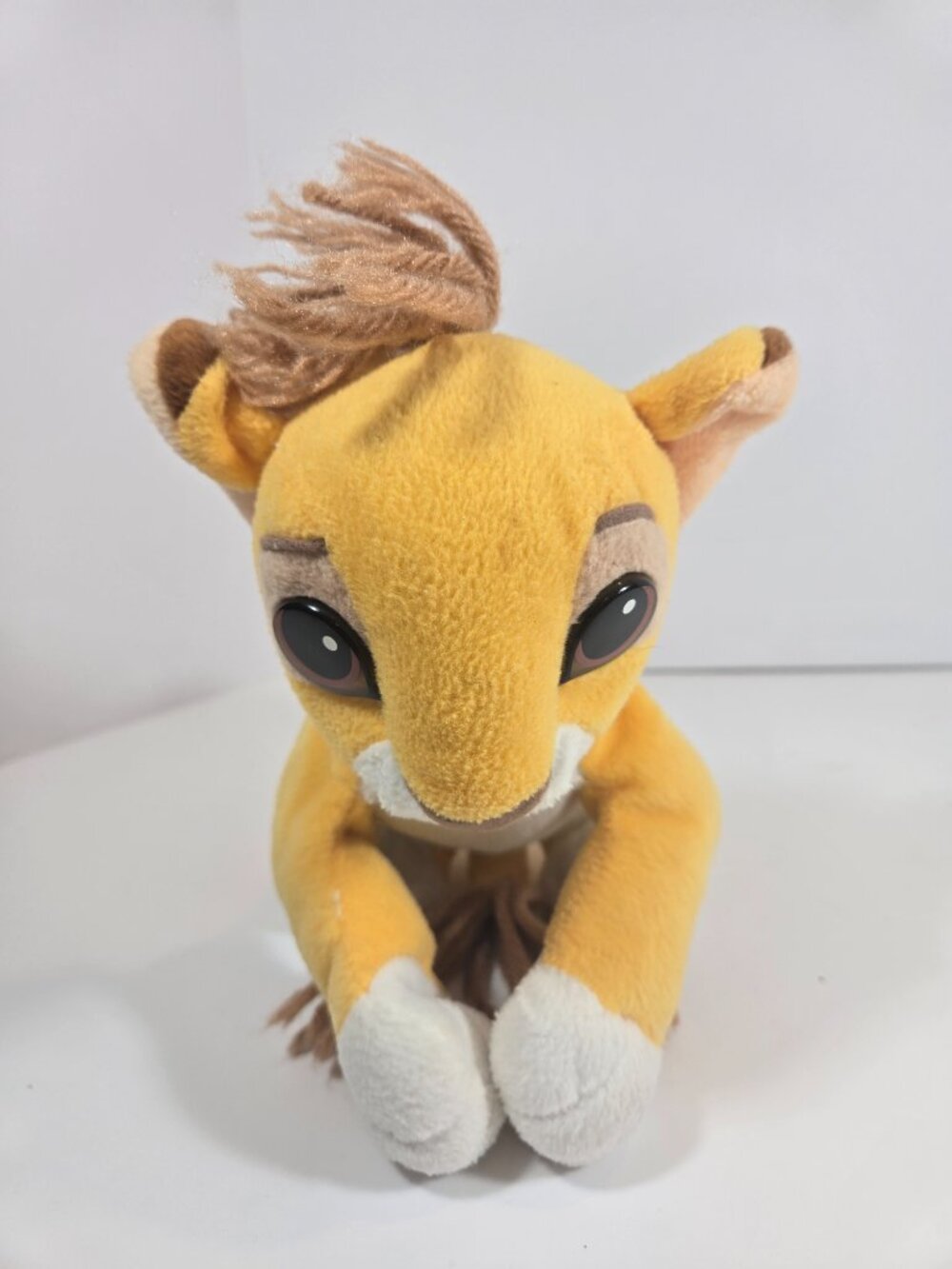 Vintage 1995 Mattel Lion King Newborn Simba Plush Yarn Hair - Picture 2 of 5